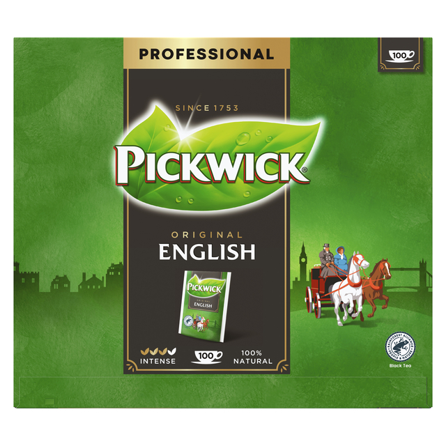 Thé Pickwick Mélange anglais 100x 2g avec enveloppe