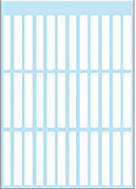 Etiket HERMA 3735 5x35mm wit 252 stuks