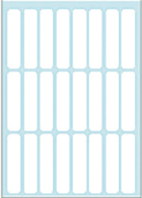 Etiket HERMA 3724 8x36mm wit 168 stuks