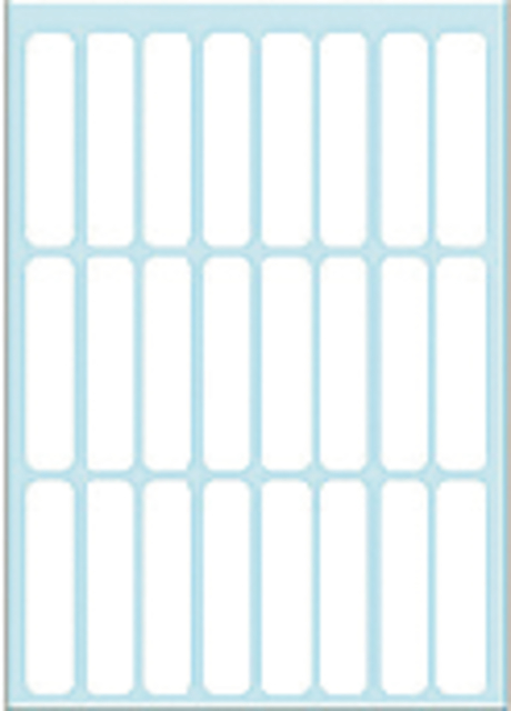 Etiket HERMA 3724 8x36mm wit 168 stuks