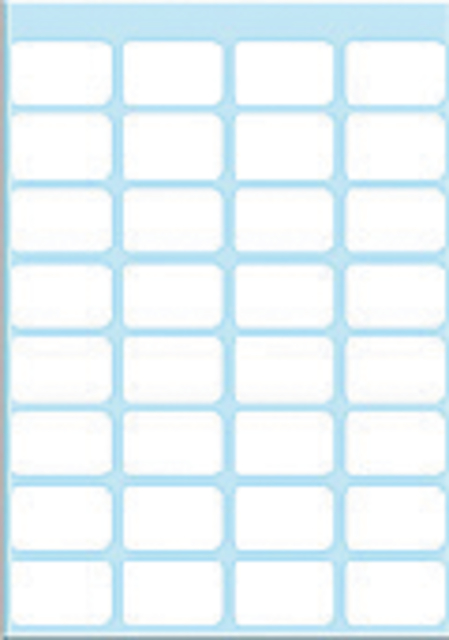 Etiket HERMA 3640 12x19mm wit 224 stuks