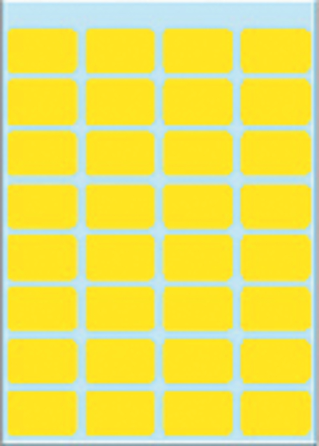 Etiquette HERMA 3641 12x19mm jaune 160 pièces