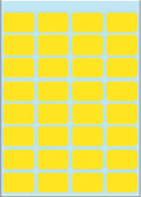 Etiquette HERMA 3641 12x19mm jaune 160 pièces