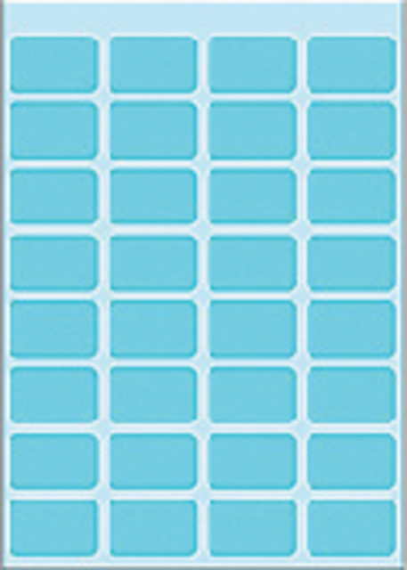 Etiket HERMA 3643 12x19mm blauw 160stuks