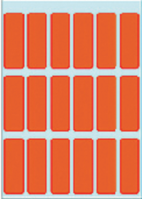 Etiquette HERMA 3652 12x34mm rouge 90 pièces