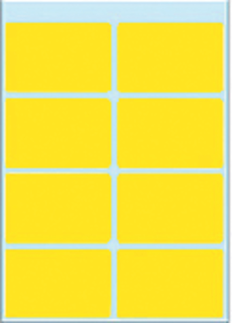 Etiquette HERMA 3691 26x40mm jaune 40 pièces