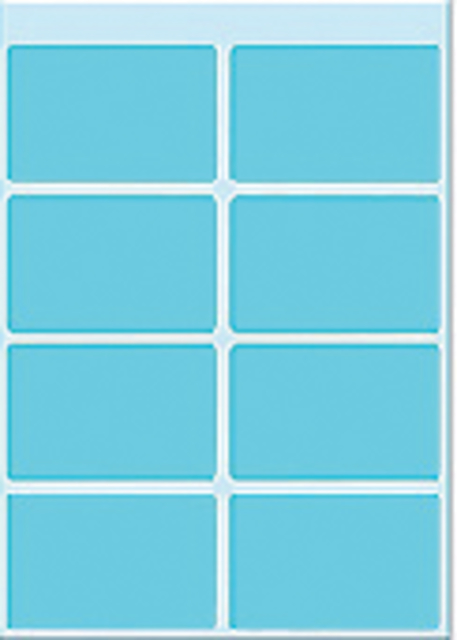 Etiket HERMA 3693 25x40mm blauw 40 stuks