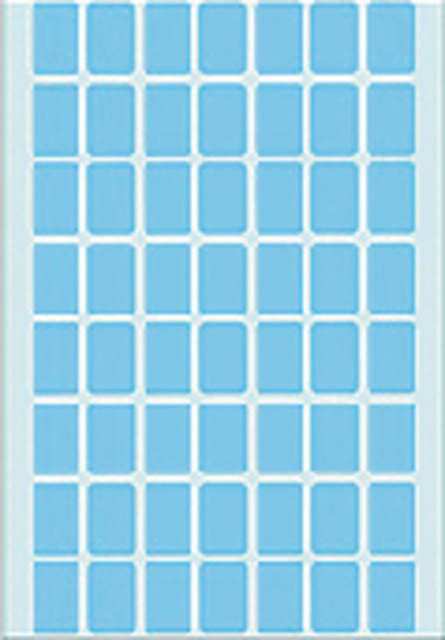 Etiket HERMA 2343 12x18mm blauw 1792stuks