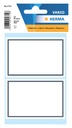 Etiquette cahier HERMA 5715 53x80mm cadre gris 12 pièces