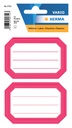 Etiket HERMA 5712 82x55mm schrift rode rand 12 stuks