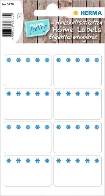 Etiquette congélateur HERMA 3770 26x40mm blanc 56 pièces