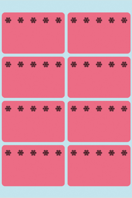 Etiquette congélateur HERMA 3772 26x40mm rouge 48 pièces