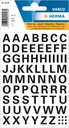 Etiket HERMA 4158 10mm letters A-Z zwart