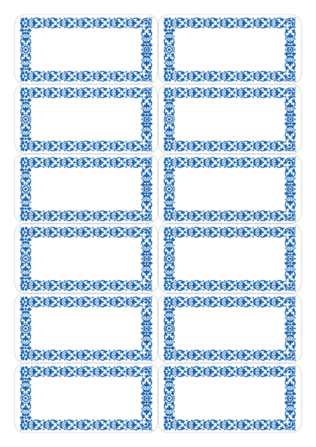 Etiquette de cuisine HERMA 3742 neutre