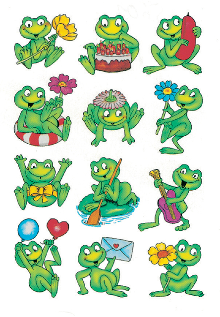 Etiquette HERMA 5601 Grenouilles