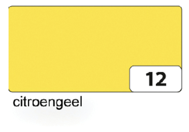 Carton photo Folia 2 faces 50x70cm 300g nr 12 jaune citron