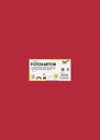 Carton photo Folia 50x70cm 300g 10 feuilles n° 20 rouge