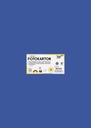 Carton photo Folia 50x70cm 300g 10 feuilles n° 35 bleu roi