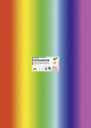 Fotokarton Folia 300gr 50x70cm 10vel 1650 regenboog