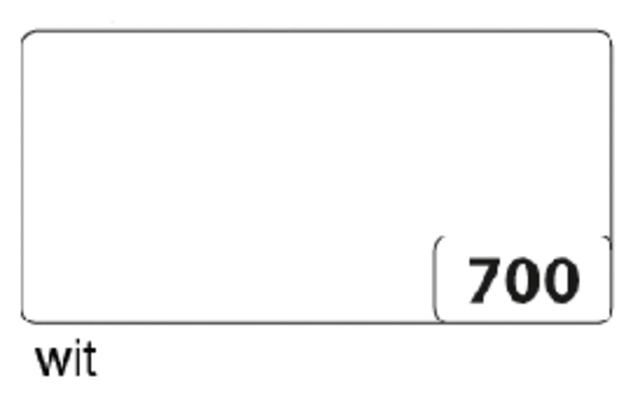 Etalagekarton Folia 1-zijdig 48x68cm 380gr nr700 wit