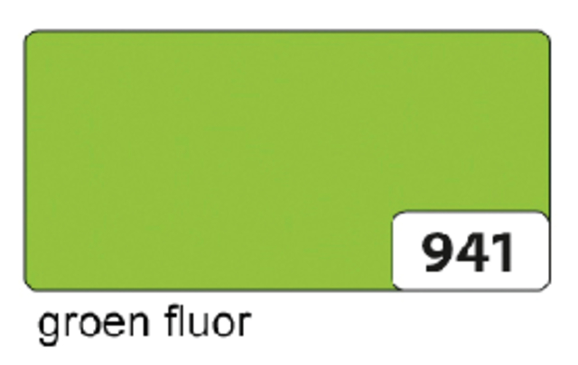 Etalagekarton Folia 1-zijdig 48x68cm 380gr nr941 fluor groen