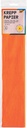 Papier crépon Folia 250x50cm 10 feuilles n° 109 orange vif