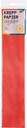 Papier crépon Folia 250x50cm 10 feuilles n° 134 rouge vif