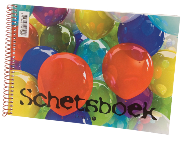 Schetsboek Papyrus ballon A4 120gr 20vel