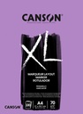 Bloc à dessin Canson XL Marker A4 70g 100 feuilles ultra blanc