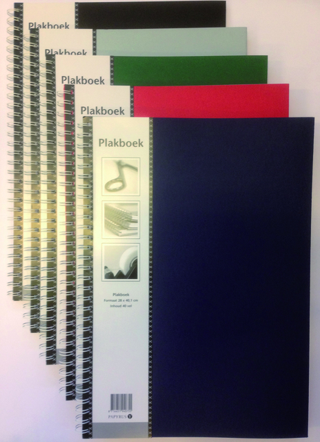 Plakboek Papyrus 400x280mm 40vel assorti