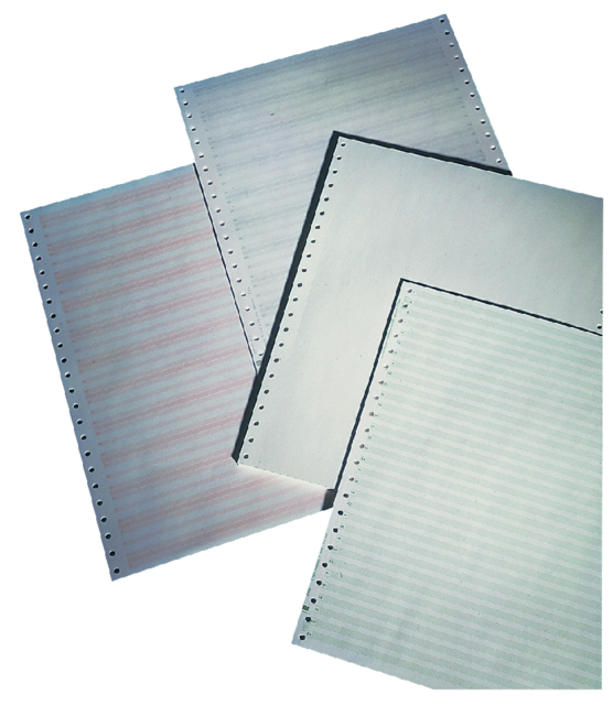 Papier listing 240mmx12” uni LP double 60/57g 1000 feuilles