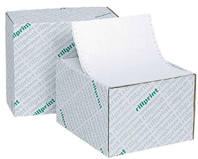 Papier listing 240mmx12” uni LP double 60/57g 1000 feuilles