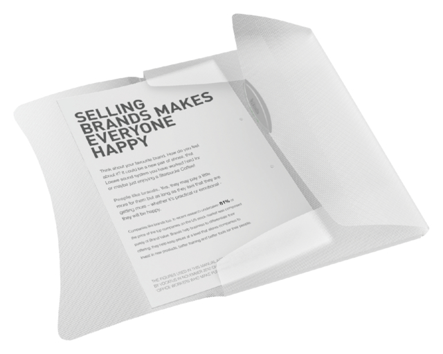 Chemise à élastique Esselte Vivida A4 3 rabats PP blanc