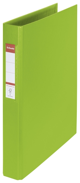 Classeur Esselte VIVIDA A4 2 anneaux méc-O 25mm PP vert