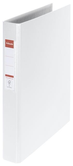 Classeur Esselte VIVIDA A4 4 anneaux méc-O 25mm PP blanc