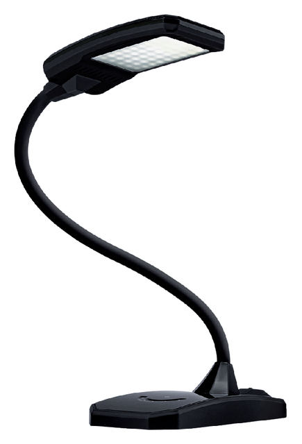 Lampe de bureau LED Hanza Twist noir