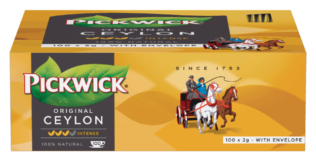 Thee Pickwick ceylon 100x2gr met envelop