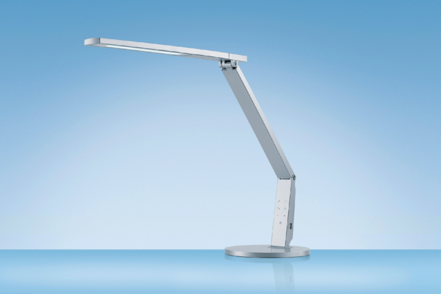 Lampe de bureau Hansa LED Vario Plus gris argenté