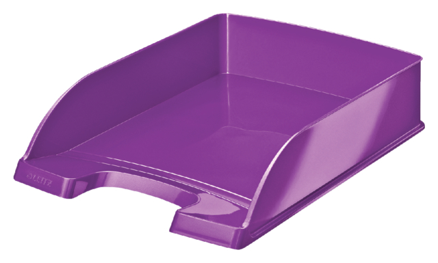 Corbeille à courrier Leitz WOW A4 violet