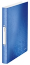 Classeur Leitz WOW A4 2 anneaux méc- O 25mm PP bleu