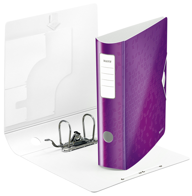 Classeur à levier Leitz WOW Active 180° A4 80mm PP violet