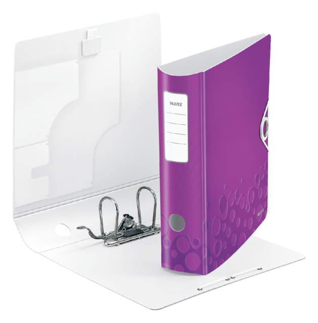 Classeur à levier Leitz WOW Active 180° A4 80mm PP violet