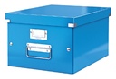 Opbergdoos Leitz Click & Store WOW middel gerecycled karton 281x200x370mm blauw