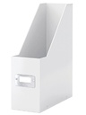 Tijdschriftencassette Leitz WOW click & store gerecycled karton wit