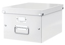 Boîte de rangement Leitz Click & Store WOW carton recyclé 281x200x370mm blanc