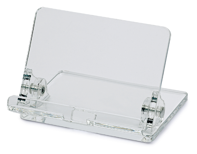 Telefoonstandaard MAUL 97x105x76mm standhoek instelbaar acryl