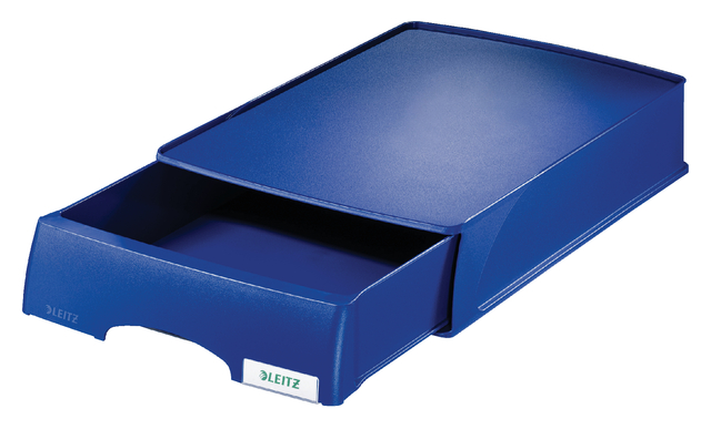 Corbeille à tiroir Leitz Plus A4 Maxi bleu