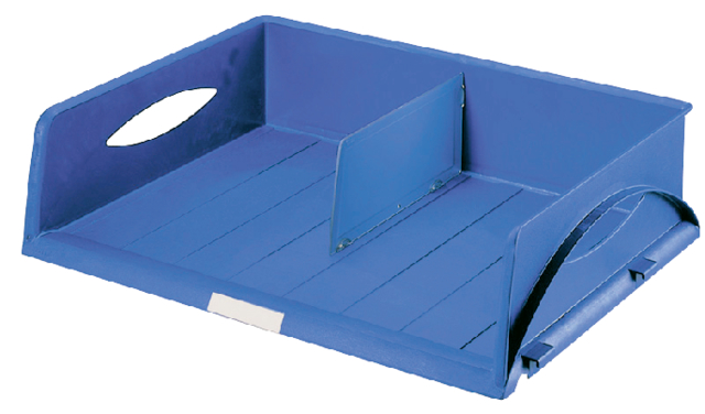 Brievenbak Leitz Sorty Jumbo A3 dwars blauw