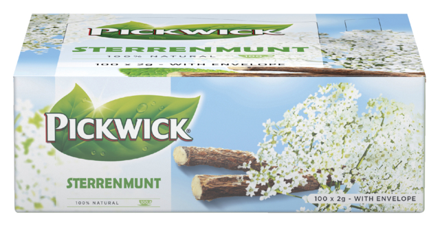 Thee Pickwick sterrenmunt 100x2gr met envelop