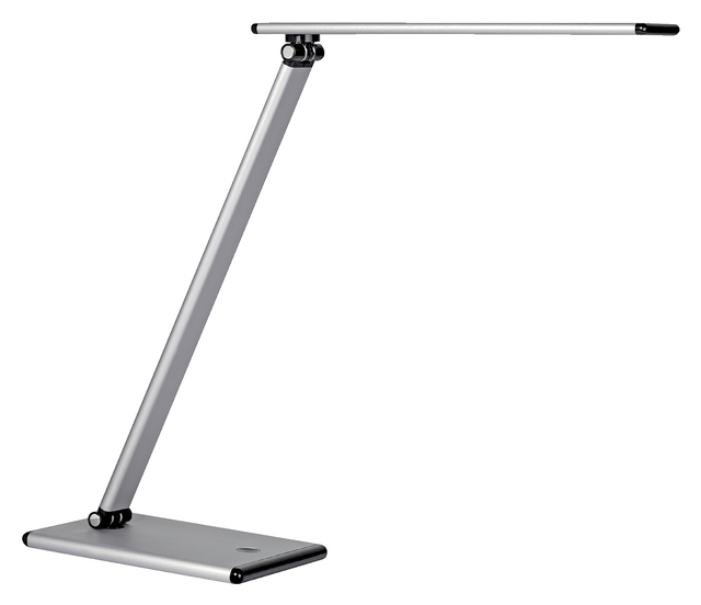 Bureaulamp Unilux Terra led aluminium grijs